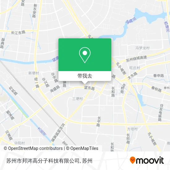 苏州市邦涔高分子科技有限公司地图