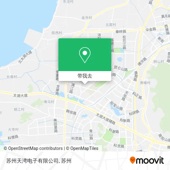 苏州天湾电子有限公司地图