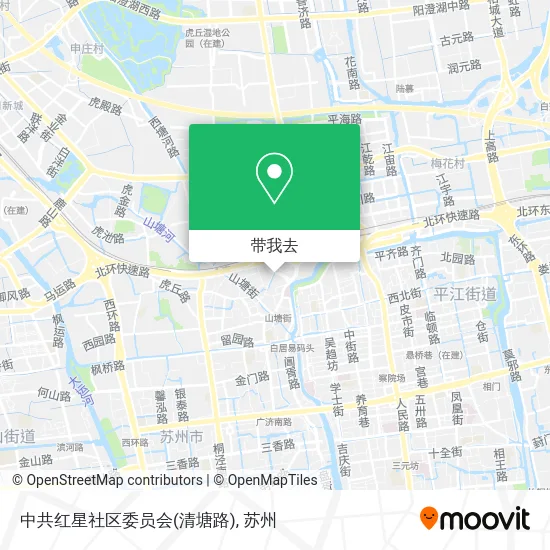 中共红星社区委员会(清塘路)地图