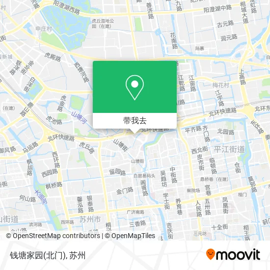 钱塘家园(北门)地图
