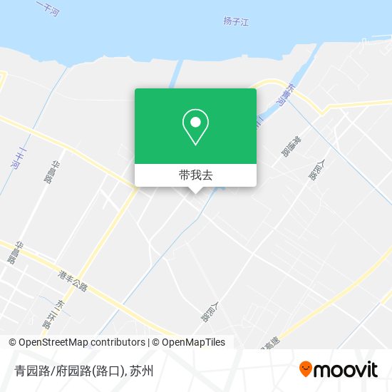 青园路/府园路(路口)地图