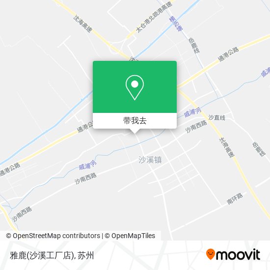 雅鹿(沙溪工厂店)地图
