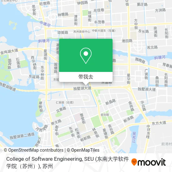 College of Software Engineering, SEU (东南大学软件学院（苏州）)地图