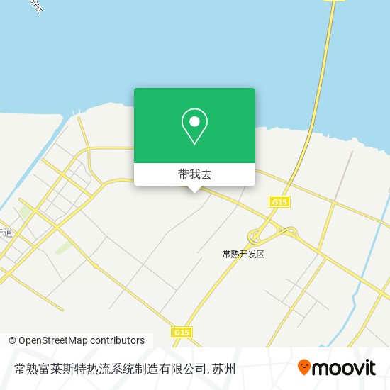 常熟富莱斯特热流系统制造有限公司地图
