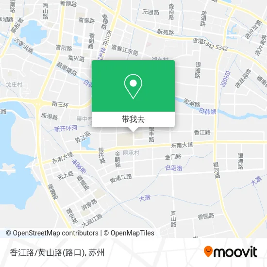 香江路/黄山路(路口)地图