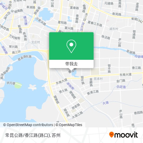 常昆公路/香江路(路口)地图