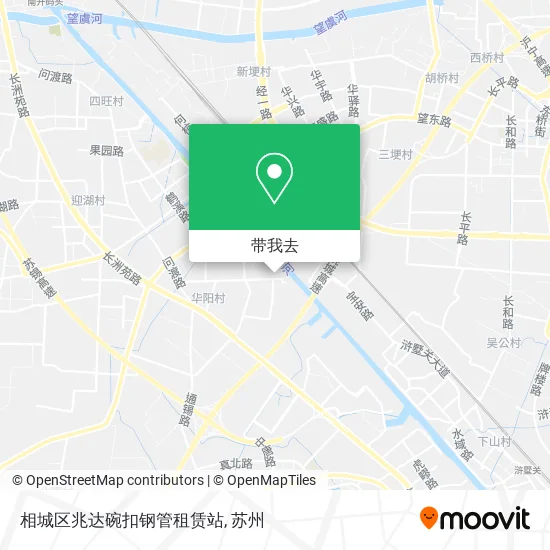 相城区兆达碗扣钢管租赁站地图