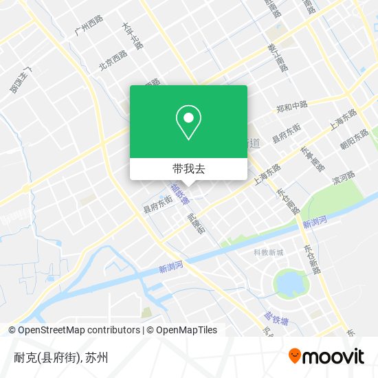 耐克(县府街)地图