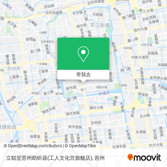 立聪堂苏州助听器(工人文化宫旗舰店)地图
