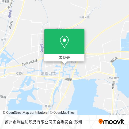 苏州市利佳纺织品有限公司工会委员会地图