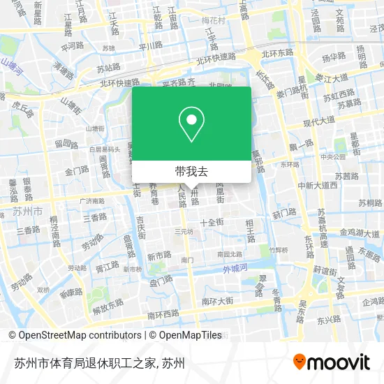 苏州市体育局退休职工之家地图