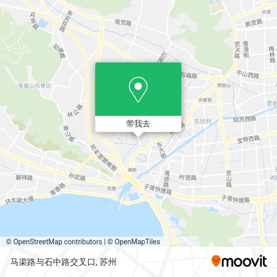 马渠路与石中路交叉口地图
