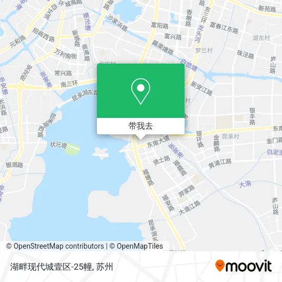 湖畔现代城壹区-25幢地图