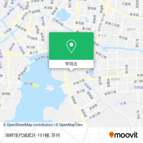 湖畔现代城贰区-101幢地图