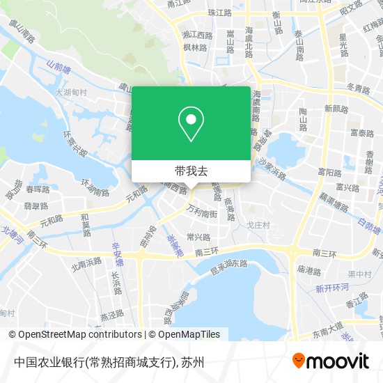 中国农业银行(常熟招商城支行)地图