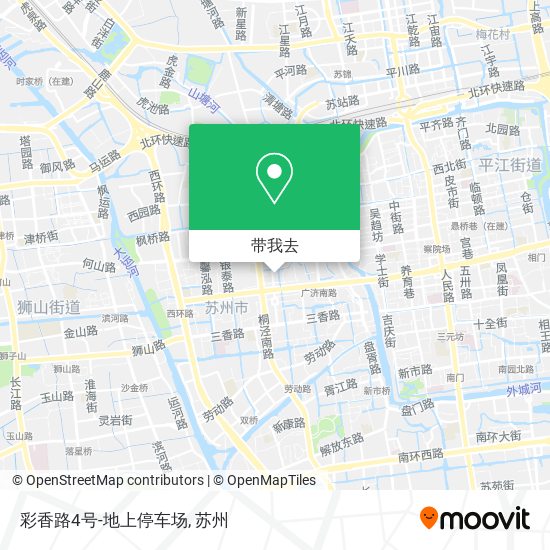 彩香路4号-地上停车场地图