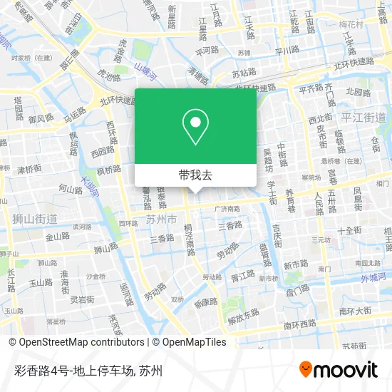 彩香路4号-地上停车场地图
