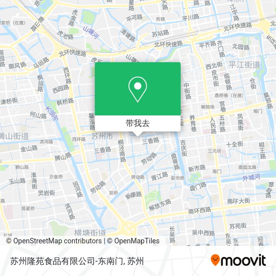 苏州隆苑食品有限公司-东南门地图
