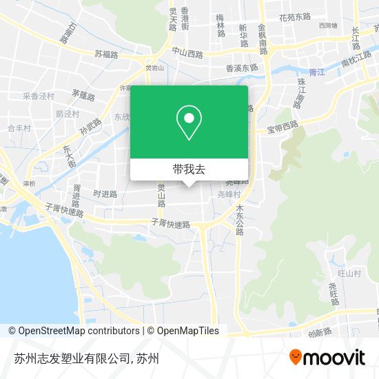苏州志发塑业有限公司地图
