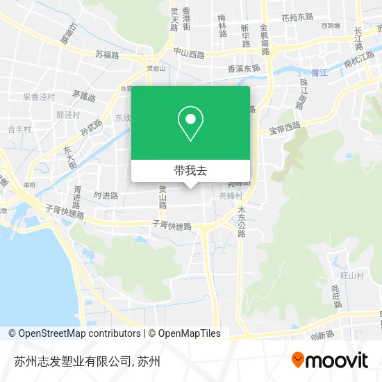 苏州志发塑业有限公司地图