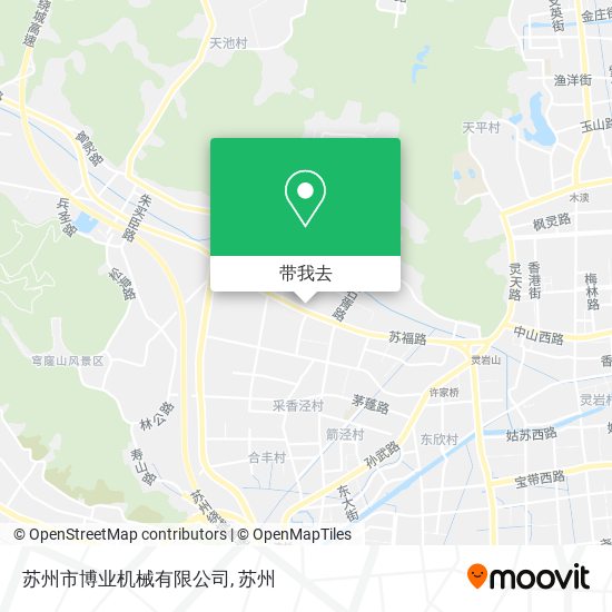 苏州市博业机械有限公司地图