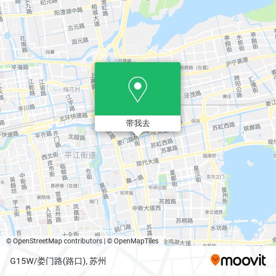 G15W/娄门路(路口)地图