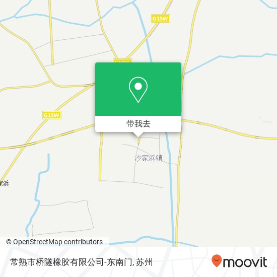 常熟市桥隧橡胶有限公司-东南门地图