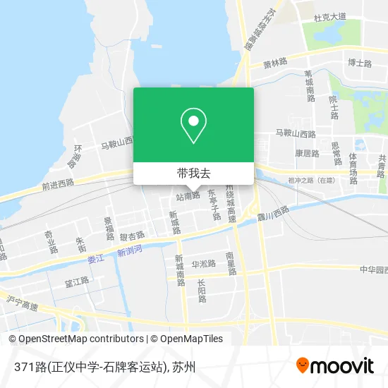 371路(正仪中学-石牌客运站)地图