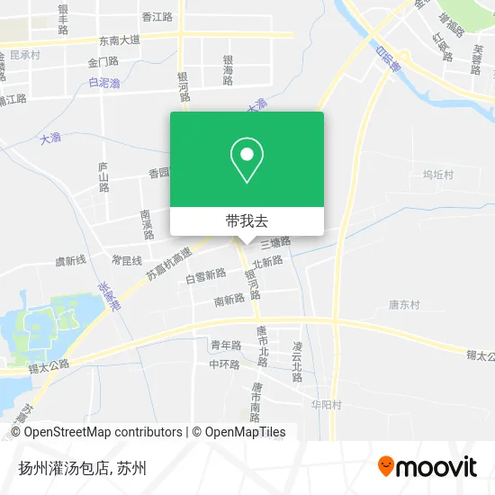 扬州灌汤包店地图