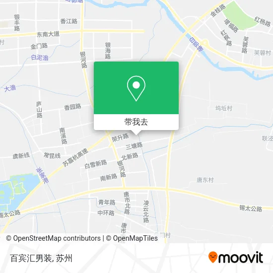 百宾汇男装地图