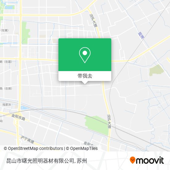 昆山市曙光照明器材有限公司地图