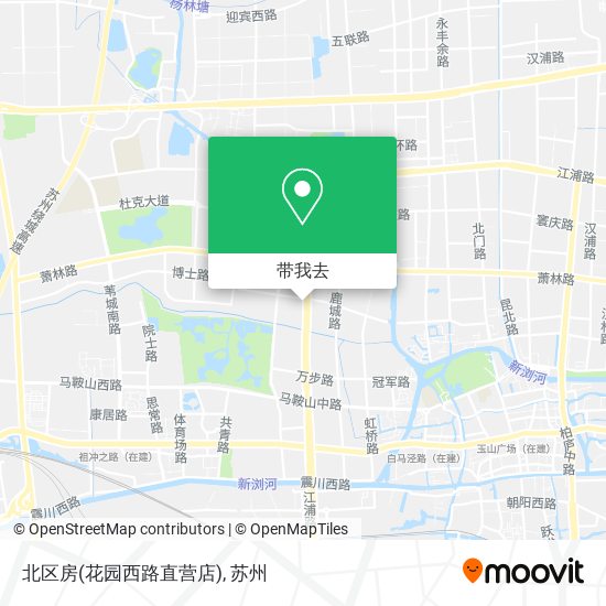 北区房(花园西路直营店)地图