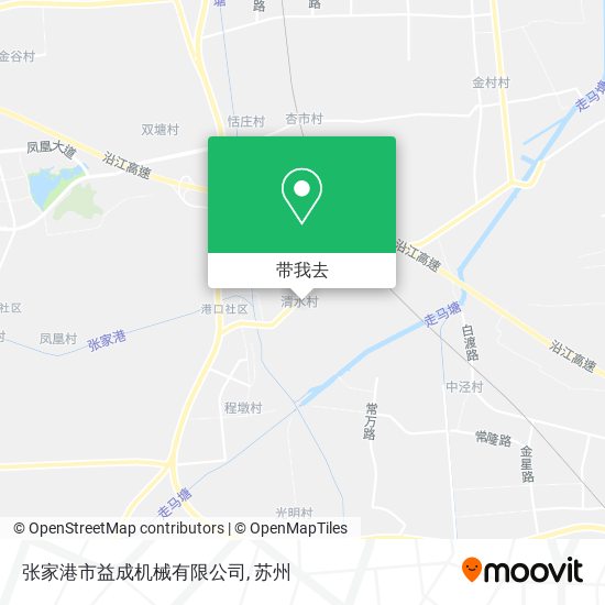 张家港市益成机械有限公司地图