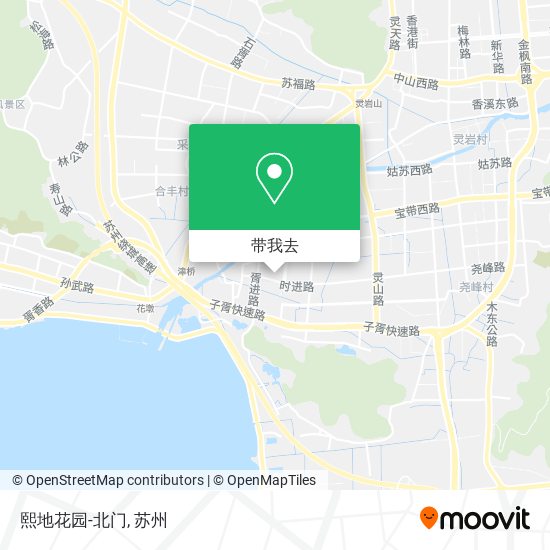 熙地花园-北门地图