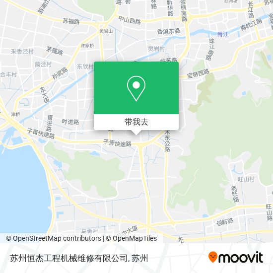 苏州恒杰工程机械维修有限公司地图