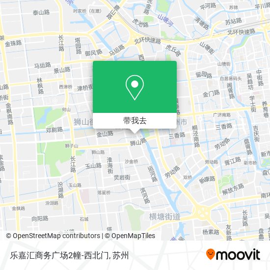 乐嘉汇商务广场2幢-西北门地图