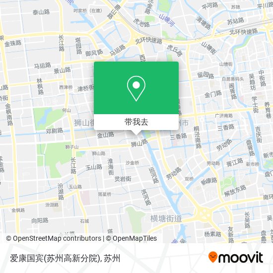 爱康国宾(苏州高新分院)地图