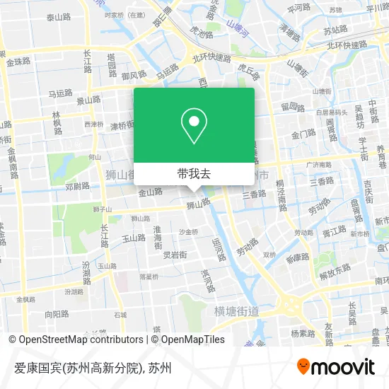 爱康国宾(苏州高新分院)地图
