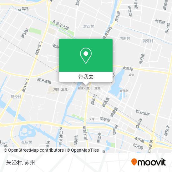 朱泾村地图