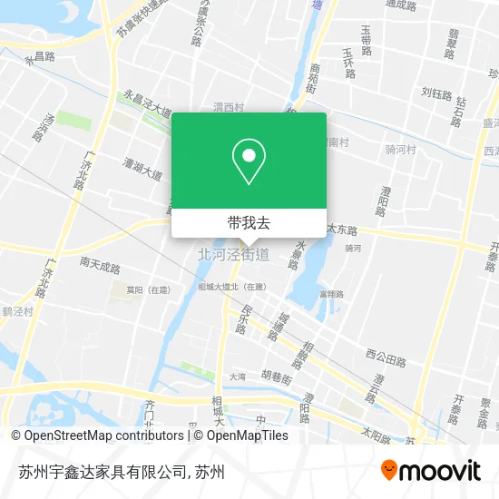苏州宇鑫达家具有限公司地图