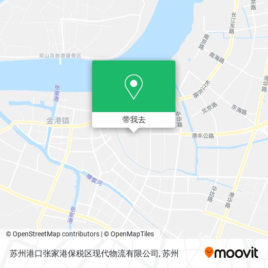 苏州港口张家港保税区现代物流有限公司地图