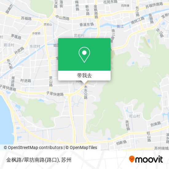 金枫路/翠坊南路(路口)地图