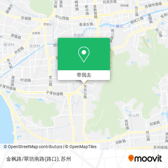 金枫路/翠坊南路(路口)地图