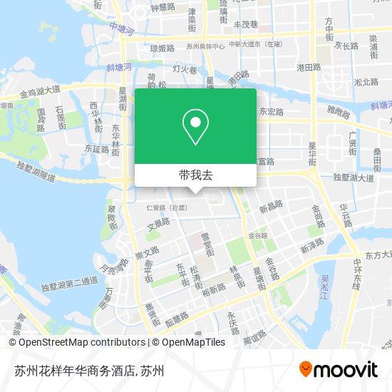 苏州花样年华商务酒店地图