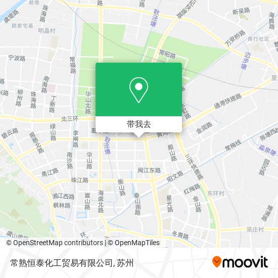 常熟恒泰化工贸易有限公司地图