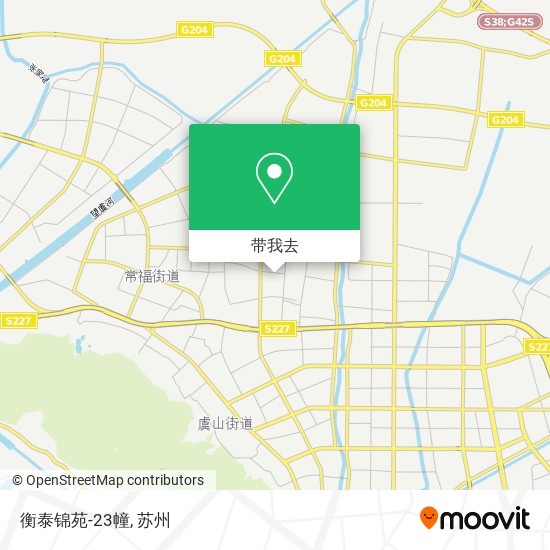 衡泰锦苑-23幢地图