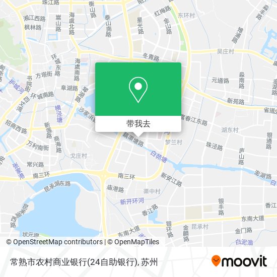 常熟市农村商业银行(24自助银行)地图