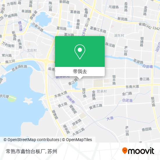 常熟市鑫怡台板厂地图