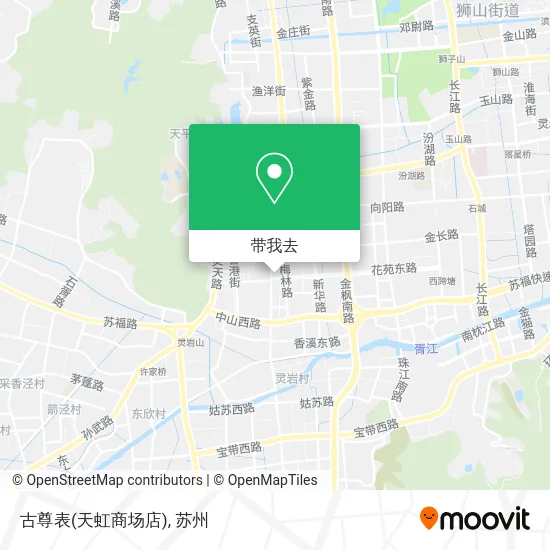 古尊表(天虹商场店)地图