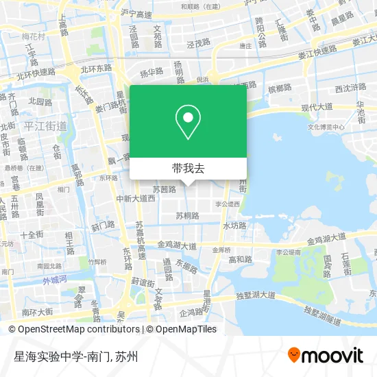 星海实验中学-南门地图